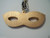 Black White Check Gold Mask Pendant Mardi Gras Bead New Party Favors