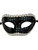 Black Sequin Mardi Gras Masquerade Party Value Mask