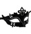 Black Princess Laser Cut Mardi Gras Masquerade Mask