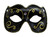 Black Gold Jewel Masquerade Costume Party Mask Classic