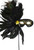 Black Feather Stick Mask Masquerade Ball Mardi Gras Sequin Fabric Black Feather Stick Mask Masquerade Ball Mardi Gras Sequin Fabric