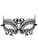 Black Crystal Dream Laser Cut Venetian Mask Masquerade Halloween Metal Filigree