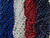 48 Red Silver Blue Mardi Gras Beads Patriots Giants Superbowl Tailgate Party