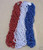 36 Red White Blue Memorial 4th July Mardi Gras Beads Party Favor Necklaces 3 Doz