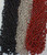 36 Red Silver Black Mardi Gras Beads Necklaces Party Favors 3 Dozen Pirate Fun