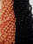 216 Orange Black Mardi Gras Beads Halloween Necklace