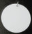 10 Blank White Disc Medallion Metal Ring for Mardi Gras Bead Pendants