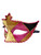 Pink Gold Embossed Venetian Mardi Gras Prom Masquerade Mask