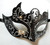 Black Silver Unique Venetian Masquerade Mardi Gras Mask