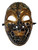 Black Gold Full Face Joker Jester Venetian Mask Masquerade Mardi Gras