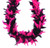 Hot Pink and Black Chandelle Feather Boa 45 gm 72 in 6 Ft