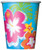 Hula Beach Party 8 9 oz Hot Cold Paper Cups Hibiscus Flower