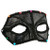 "Midnight Rainbow Men" Black Rainbow Masquerade Prom Ball Mask