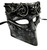 Val Halla Skull Bauta Masquerade Mask Men Brushed Silver