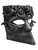 Val Halla Skull Bauta Masquerade Mask Men Brushed Silver