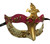 Dark Pink Gold Music Masquerade Mardi Gras Mask