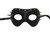 Black Leather Metal Spike Stud Venetian Masquerade Halloween Mask
