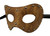 Snake Brown Studded Leather Metallic Venetian Masquerade Prom Mask