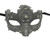 Silver Pearl Macrame Brocade Lace Venetian Masquerade Mardi Gras Mask