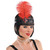 Gatsby Girl Roaring 20's Flapper Headpiece Headband, Red