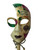 New Orleans Venetian Stick Mask Purple Gold Ladies