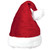 Plush Santa Claus Hat 15" x 11", Red