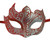 Red Silver Unique Mardi Gras Masquerade Prom Mask