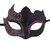 Purple Black Venetian Masquerade Mardi Gras Unique Mask