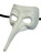 White Long Nose Bird Mardi Gras Masquerade Venetian Plastic Mask