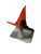 Orange Burlap Veil Bow Skull Flower Halloween Witch Hat
