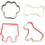 Wilton Colorful Pet Theme Metal Cookie Cutters 4 Pc Set Dog