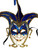Jester Stick Mask Blue Decorate or Wear Mardi Gras Masquerade Mask Wall Hanging Jester Stick Mask Blue Decorate or Wear Mardi Gras Masquerade Mask Wall Hanging