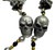 Silver Skull Pirate Mardi Gras Beads Party Favor Necklace