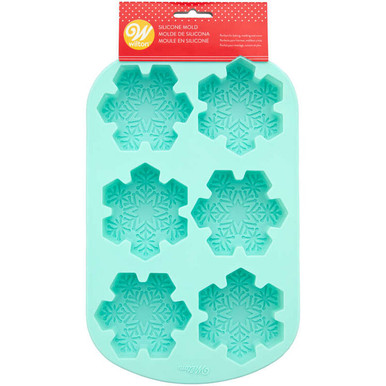 6-Cavity Silicone Snowflake Mold – The Flour Girl