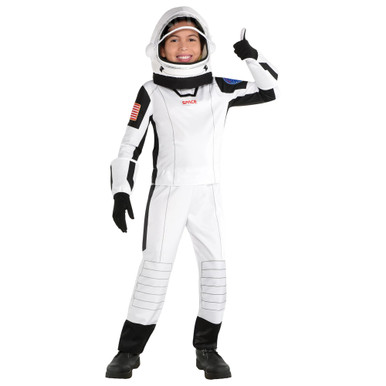 Dress Up America Astronaut Costume for Kids–NASA White Spacesuit Large -  12-14 