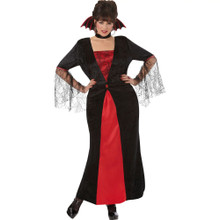 Vampiretta Women Adult Plus 18 - 20 Costume XXL Black Red Vampire