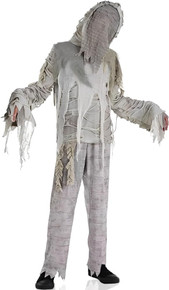Mummified Boys XLarge 14-16 Costume XL Gray Mummy