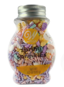 Eggcellent Easter Mix, Shaped Bottle, 4.2 oz, Chicks, Eggs, Jimmies Wilton