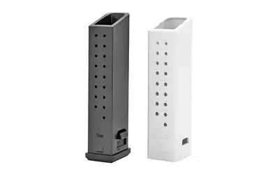 KRISS Vector / Glock 17 Mag Extension – MagEx2 +23 Round – Black/White