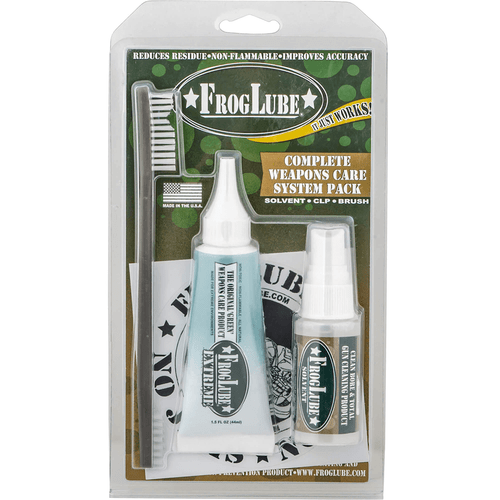 FrogLube small clamshell system kit with solvent CLP and brush