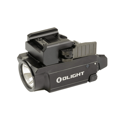 Olight Baldr RL Mini black weapon light with red laser for Glock and Picatinny rails