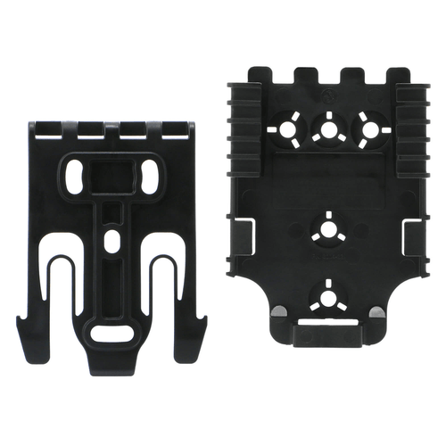 Safariland QLS quick release kit black with fork and receiver plate