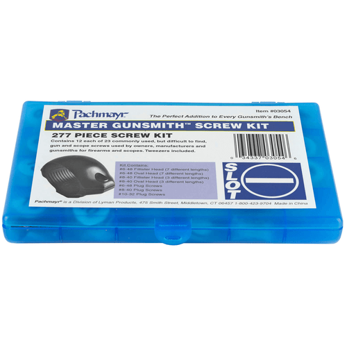 Pachmayr Master Gunsmith 277 piece firearm screw kit in storage case