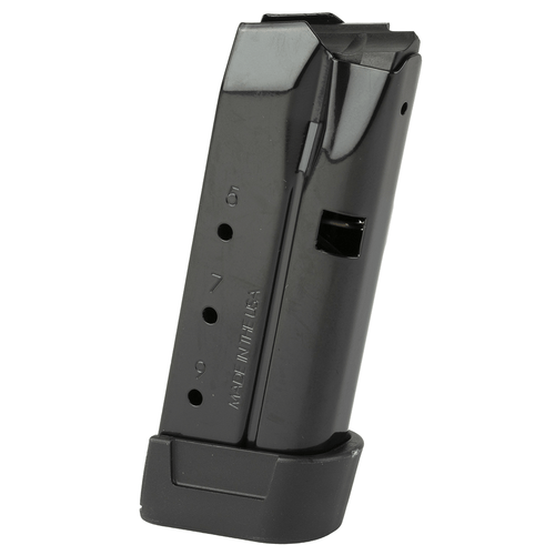 Shield Arms Z9 Glock 43 magazine side profile showing 9-round steel body and compact carry length