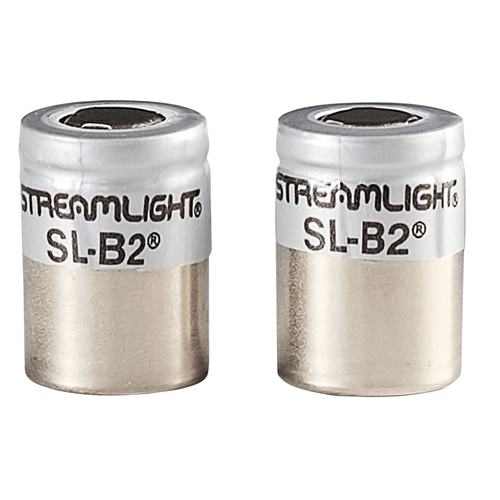 SL-B2 rechargeable battery 2-pack 22121 silver and black front packaging view
