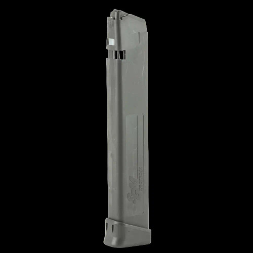 SGM Tactical SGMT9G33R 9mm 33-round extended magazine for Glock 17 black polymer steel-lined