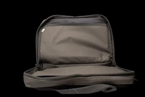 OEM Glock pistol case in black hard polymer with molded Glock logo