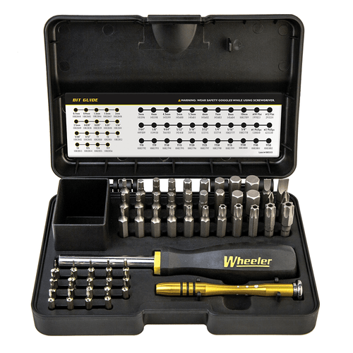 Wheeler 55 piece screwdriver set with SAE metric and Torx bits