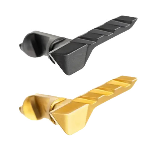 Gold extended takedown lever for SIG Sauer P365 by Tyrant CNC