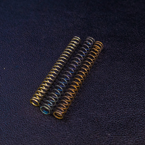 IronKells Alpha Pack Glock Gen 1-5 striker spring 3 pack with 4.0 lb 4.5 lb and 6.0 lb springs all springs